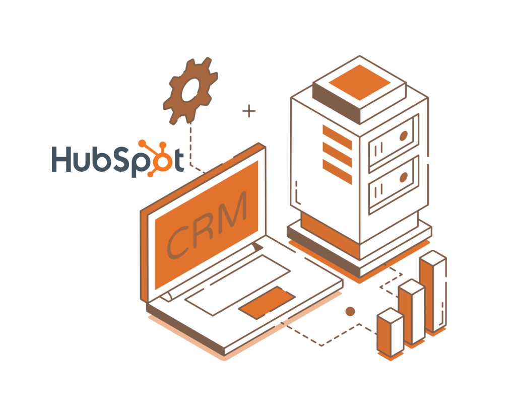 HubSpot CRM dashboard overview showing deals and contacts in South African business context